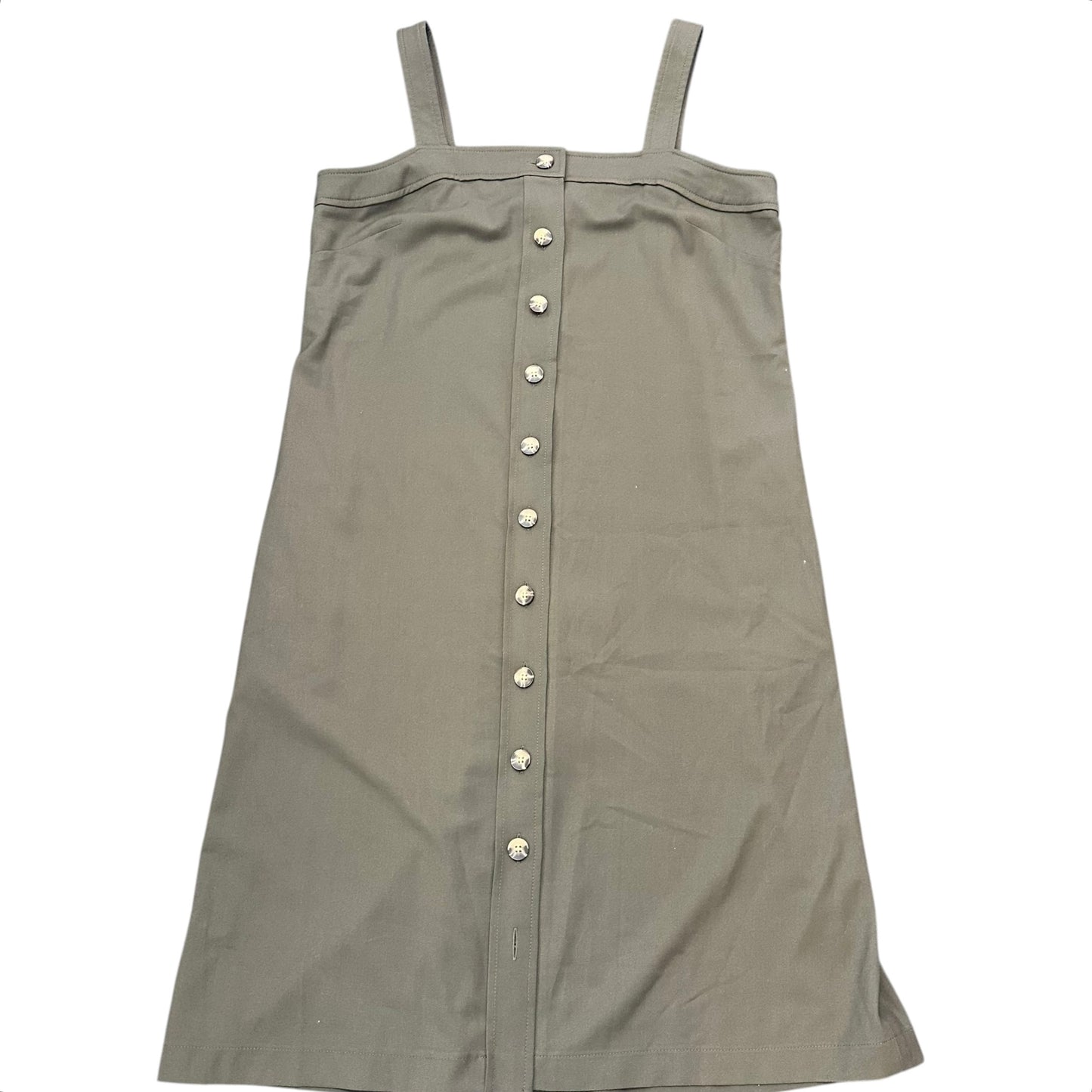 ALEX MARIE DARK GREEN BUTTON FRONT DRESS 7 SZ 6