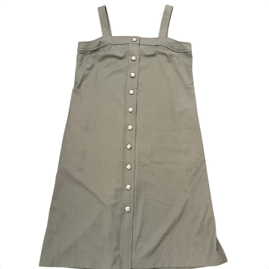 ALEX MARIE DARK GREEN BUTTON FRONT DRESS 7 SZ 6