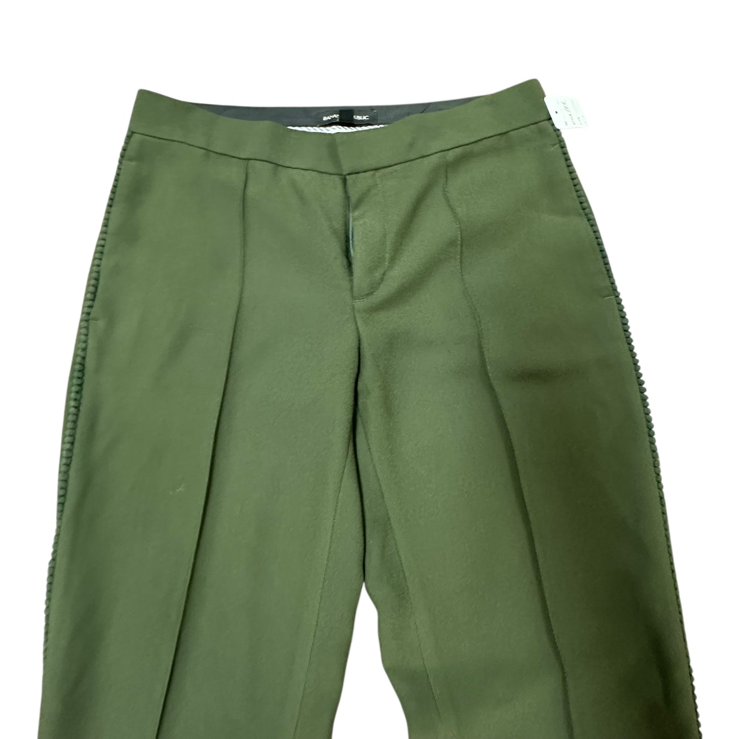 BANANA REPUBLIC OLIVE GREEN TROUSERS AVERY 166 SZ 2 LONG