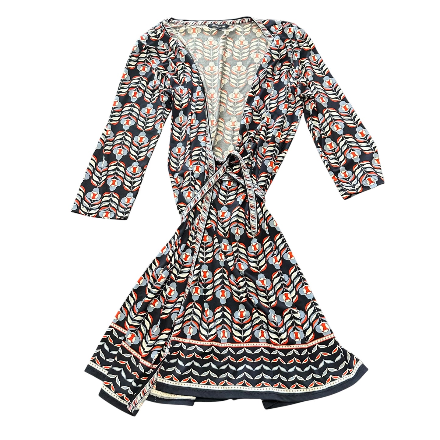 MAX EDITION FLORAL NAVY RED CARDIGAN 217 XL
