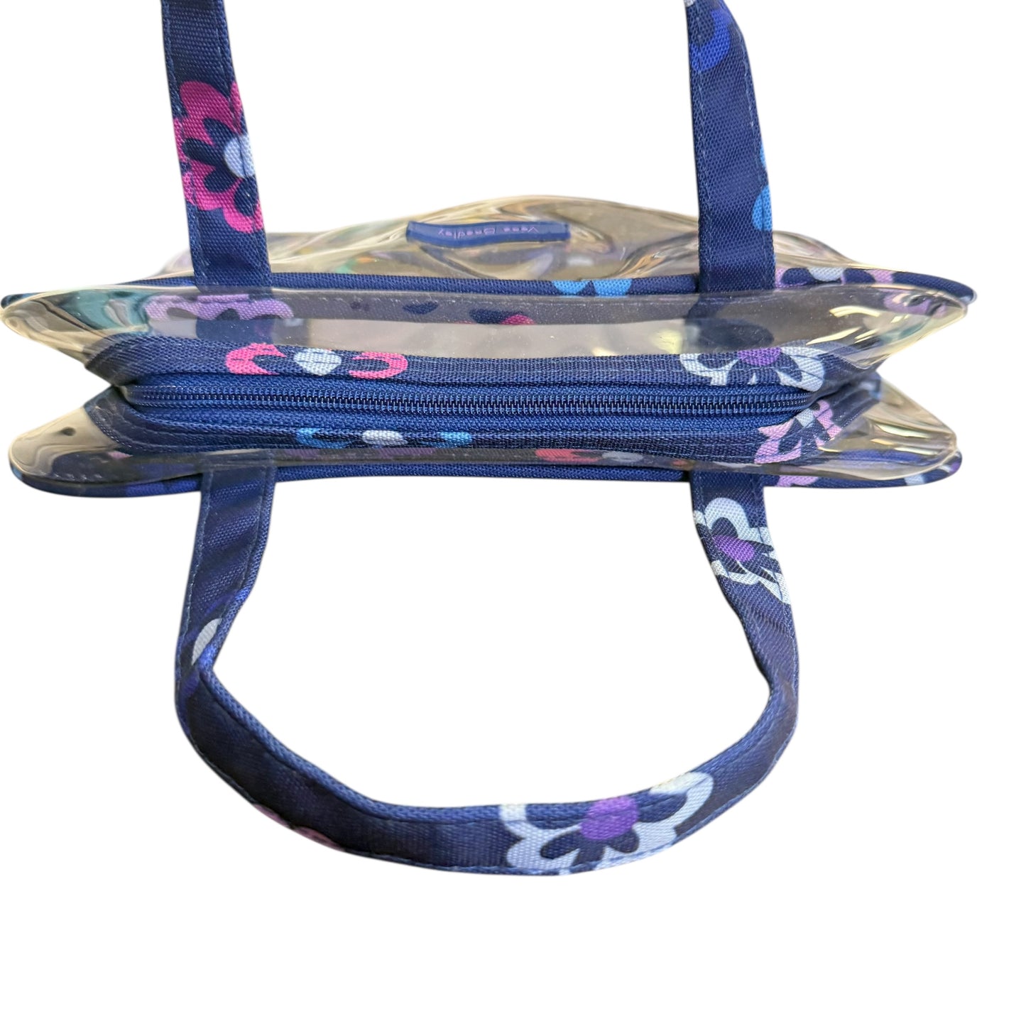 VERA BRADLEY CLEAR COSMETIC CASE TRAVEL BAG 258 OS