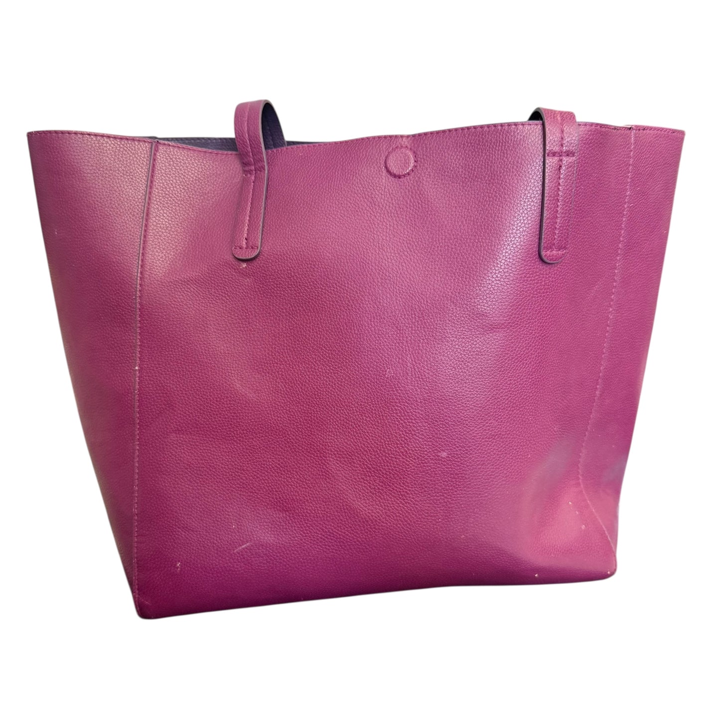 PURPLE EXTRA LARGE SHOULDER TOTE SOME WEAR REVERSIBLE OS **