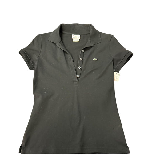 LACOSTE BLACK POLO SHIRT 143 SMALL 40