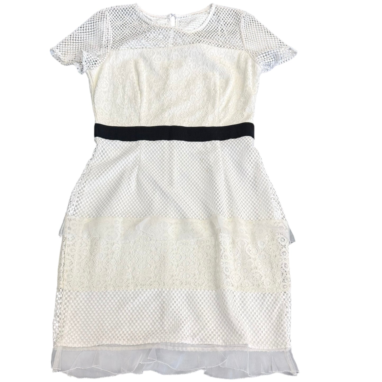 WHITE NWT SHEATH DRESS 100 LARGE