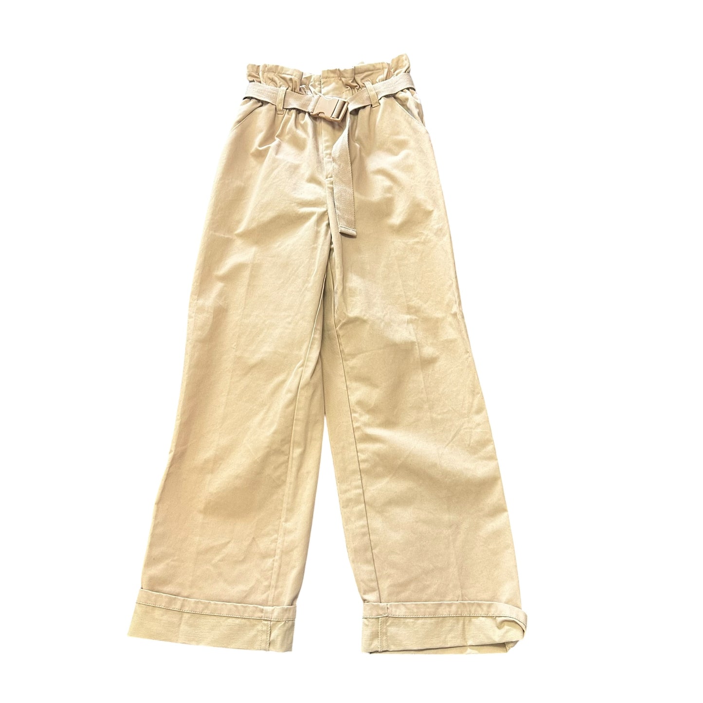 DIVIDED H&M TAN WIDE LEG BUCKLE BELT 100 SZ 4