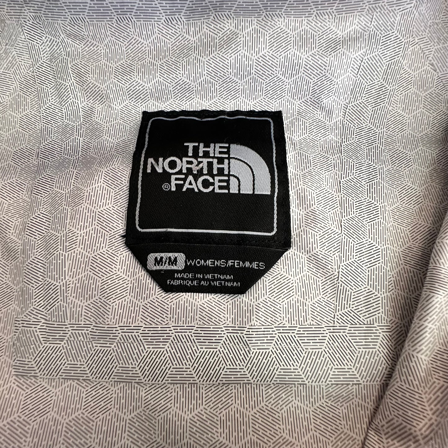 THE NORTH FACE WOMENS MAROON WINDBREAKER HOODED JACKET 100 MEDIUM