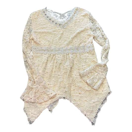PRETTY ANGEL CREAM COLORED FAIRYCORE BLOUSE 100 MEDIUM
