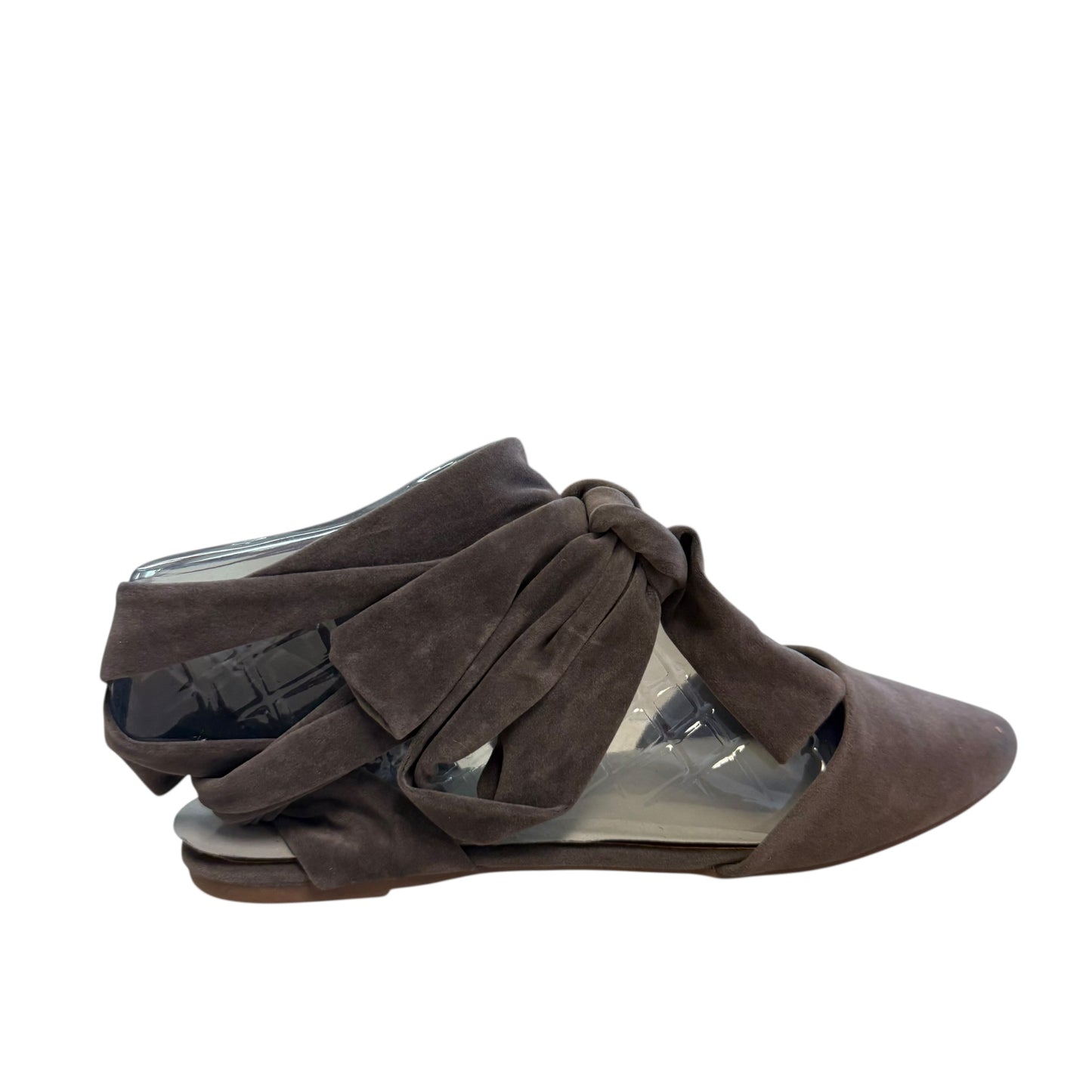BAMBOO TAUKIS TAUPE FLATS WRAP ANKLE NEW 241 SZ 9