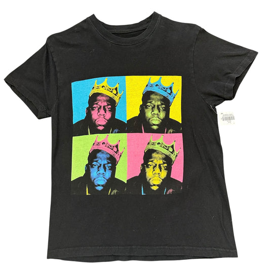 NOTORIOUS BIG BLACK TSHIRT 100 MEDIUM