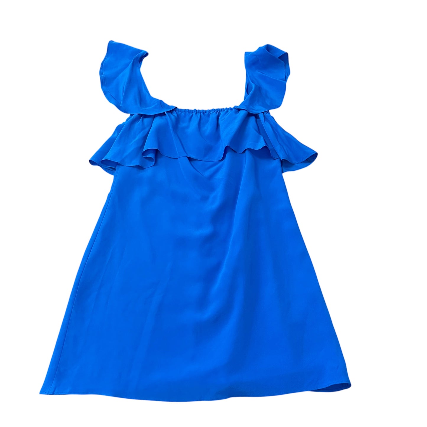 LAVENDER BROWN BLUE SILK MINI DRESS 249 SMALL