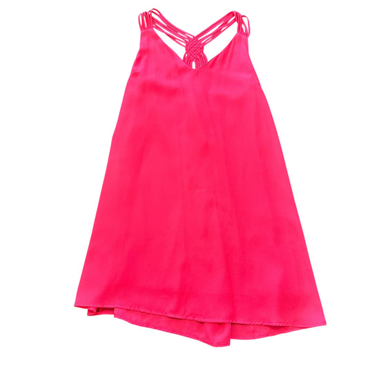 PINK LILY SLEEVELESS SWING DRESS PINK 100 LARGE