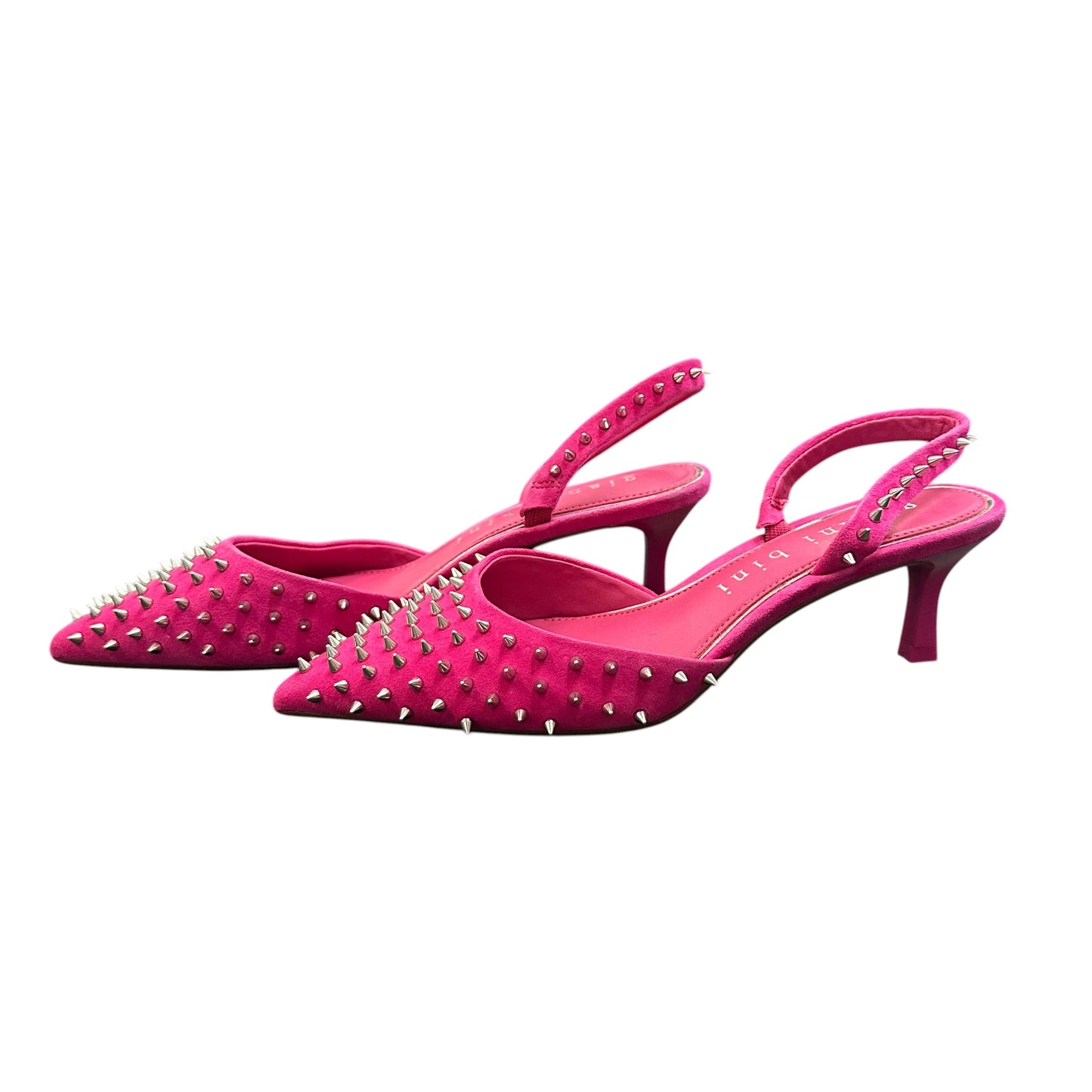 GIANNI BINI AZURIE STUDDED PINK HEELS 122 SZ 6