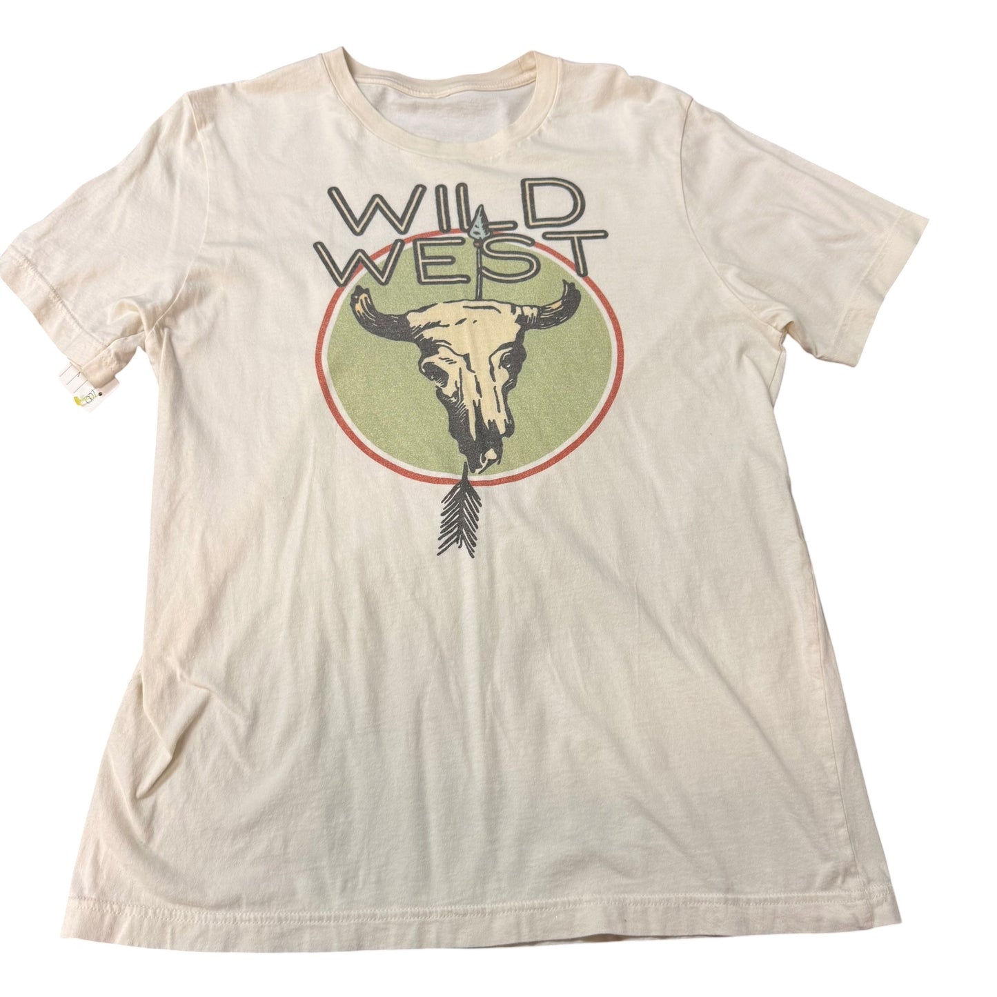 WILD WEST BEIGE WESTERN TSHIRT 100 LARGE
