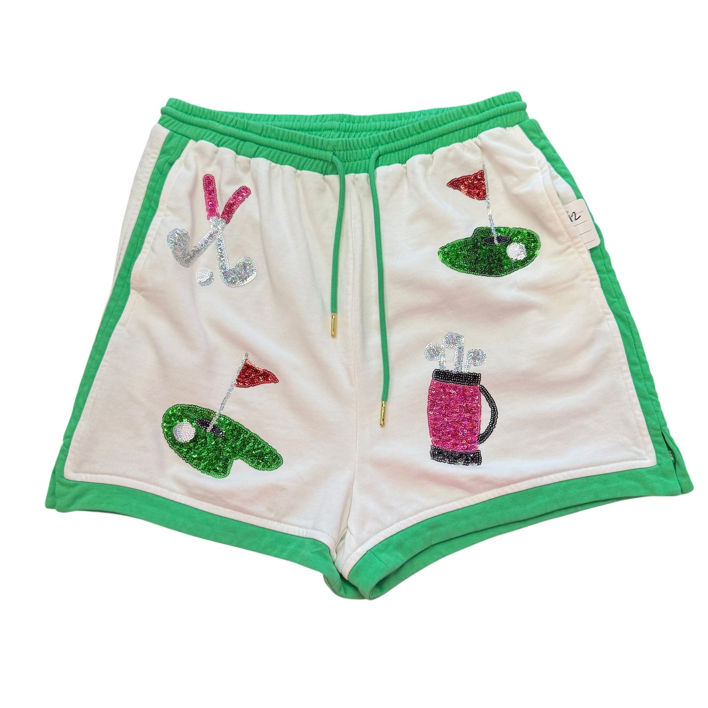 FANTASTIC FAWN GOLF SEQUINS SHORTS 112 LARGE