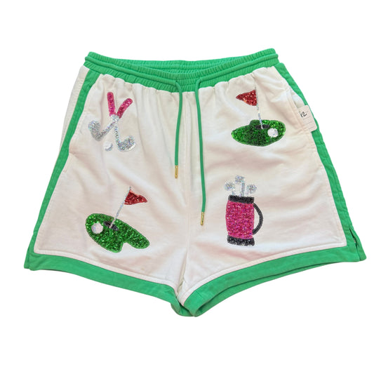 FANTASTIC FAWN GOLF SEQUINS SHORTS 112 LARGE