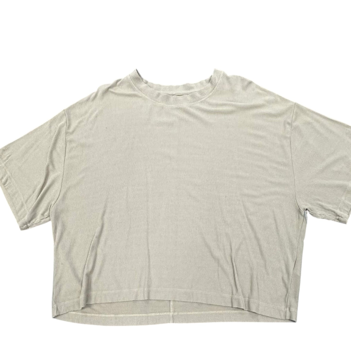 AMERICAN EAGLE SOFT & SEXY TAN RIPPED CROPPED TOP 153 LARGE