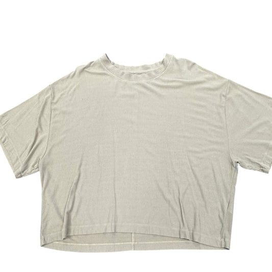 AMERICAN EAGLE SOFT & SEXY TAN RIPPED CROPPED TOP 153 LARGE