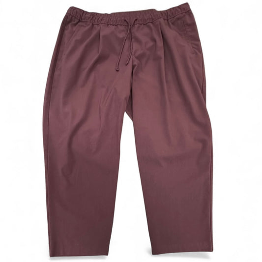OLD NAVY BILLIE HIGH RISE MAROON PULL ON PANTS 100 XXL