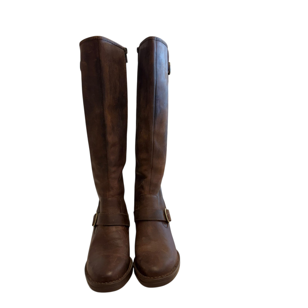 BORN BROWN LEATHER RIDING BOOTS NEW 251 SZ 8
