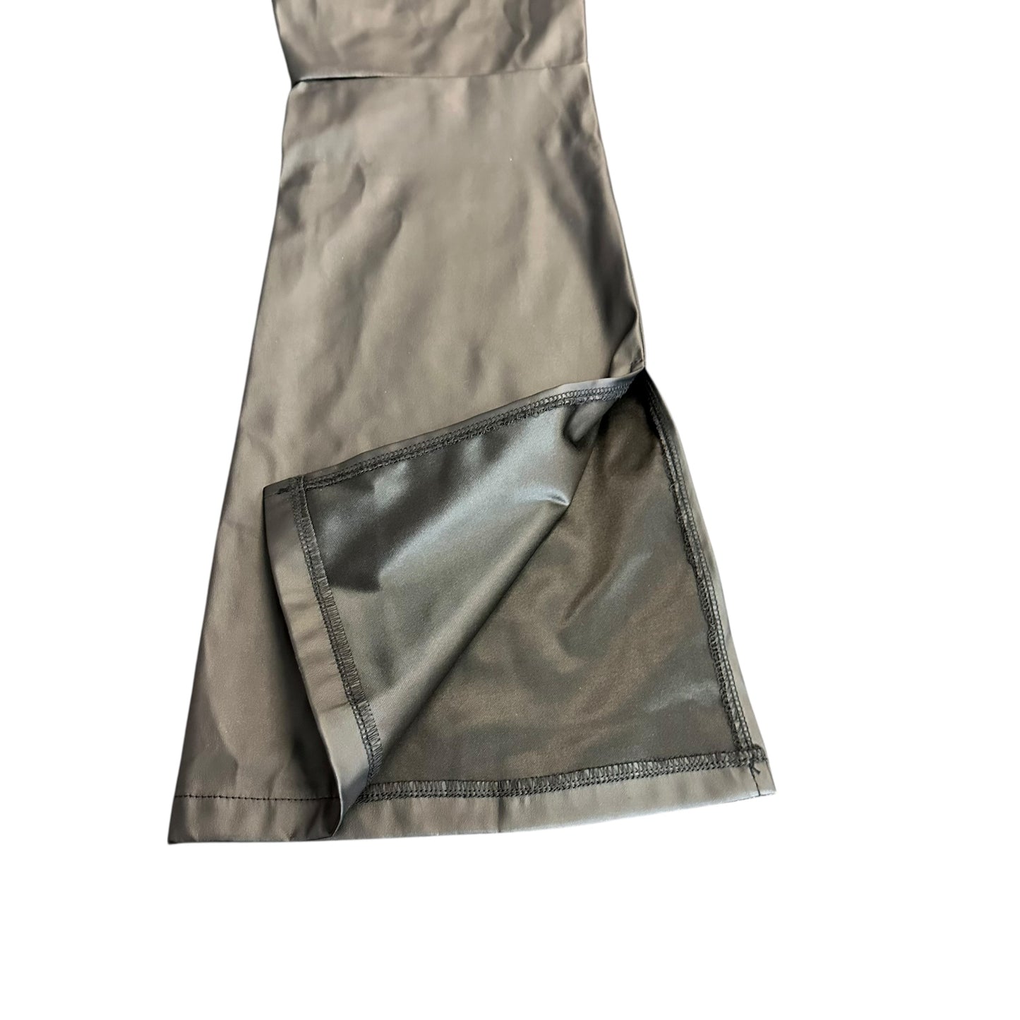 TC ELLIS BLACK FAUX LEATHER FLARE PANTS 251 SMALL