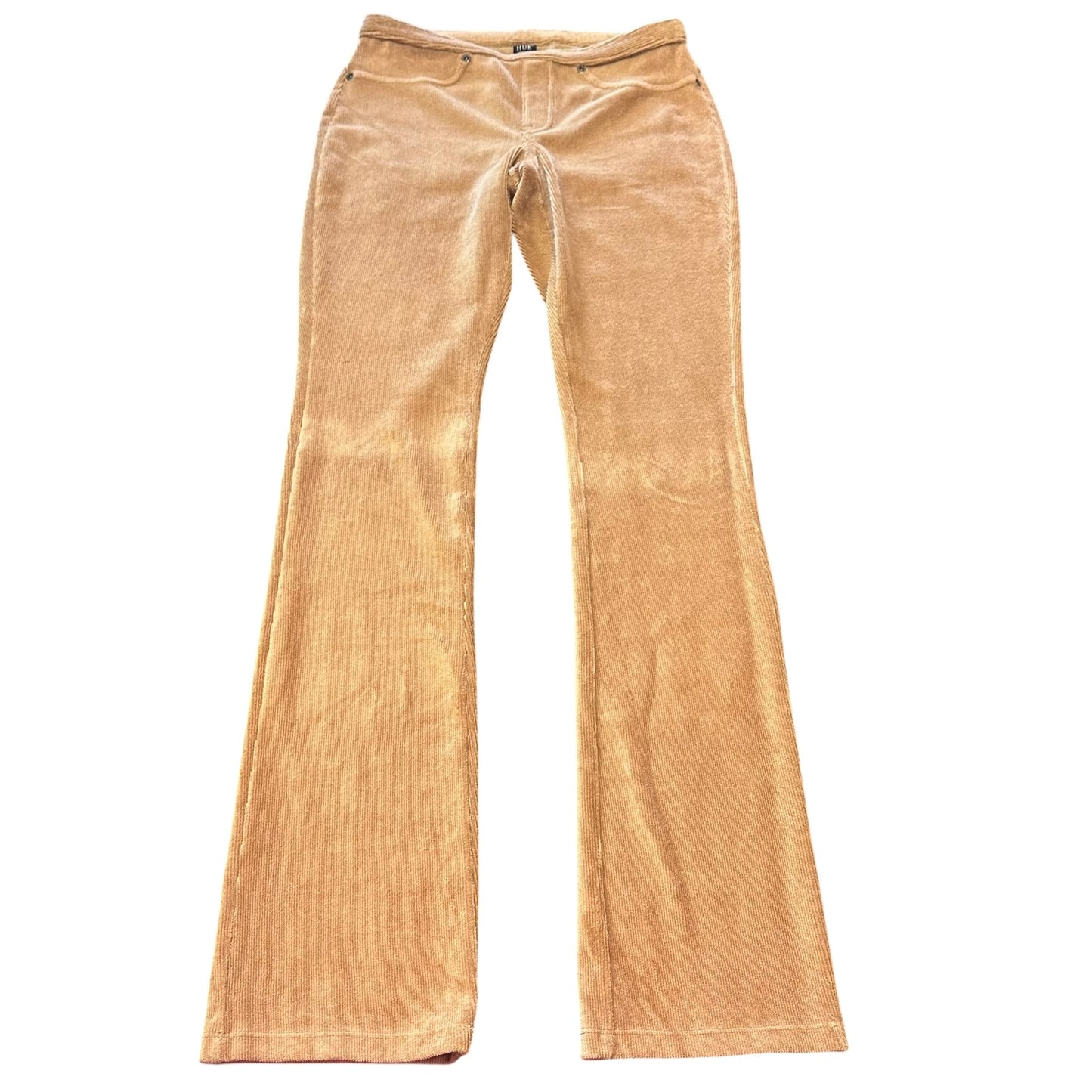 HUE Y2K LOW RISE TAN CORDUROY PANTS FLARES 100 XS