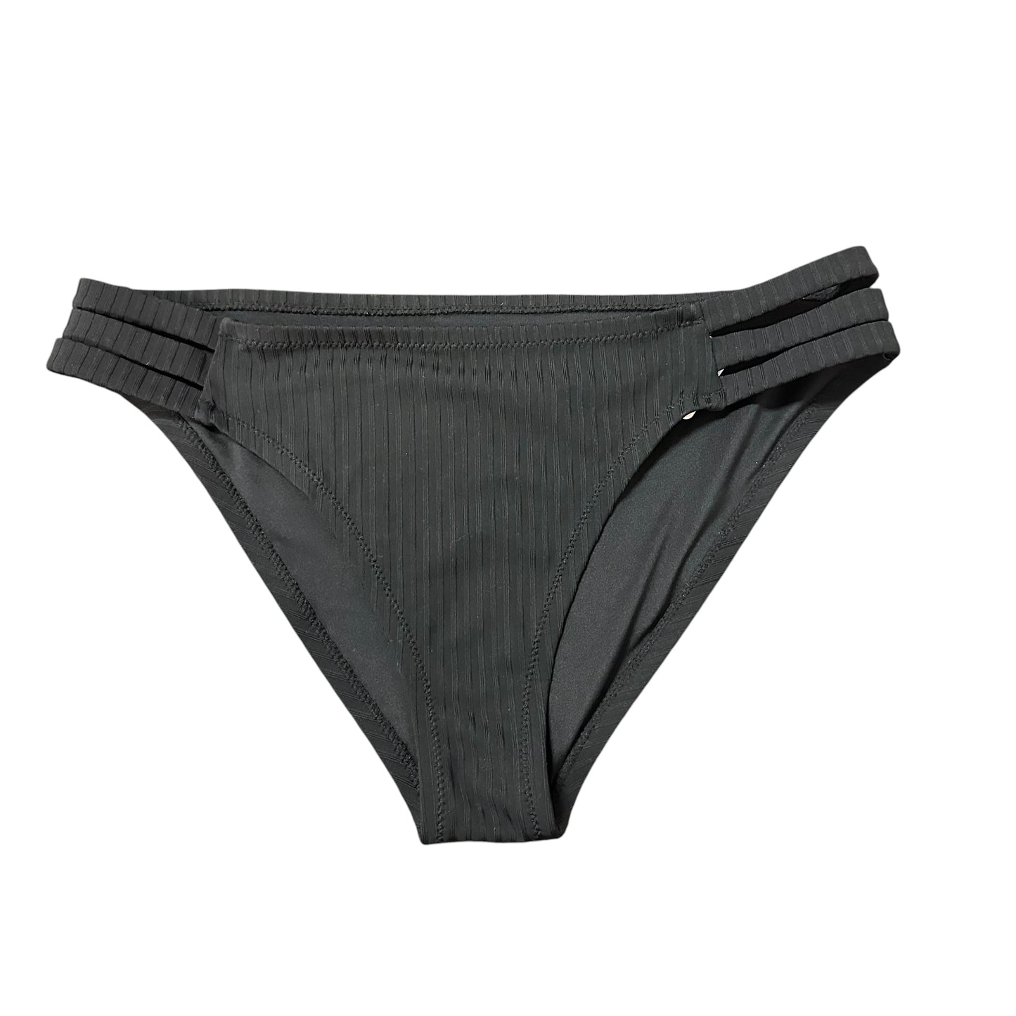 SHADE & SHORE BLACK BIKINI SWIMSUIT BOTTOM 143 LARGE