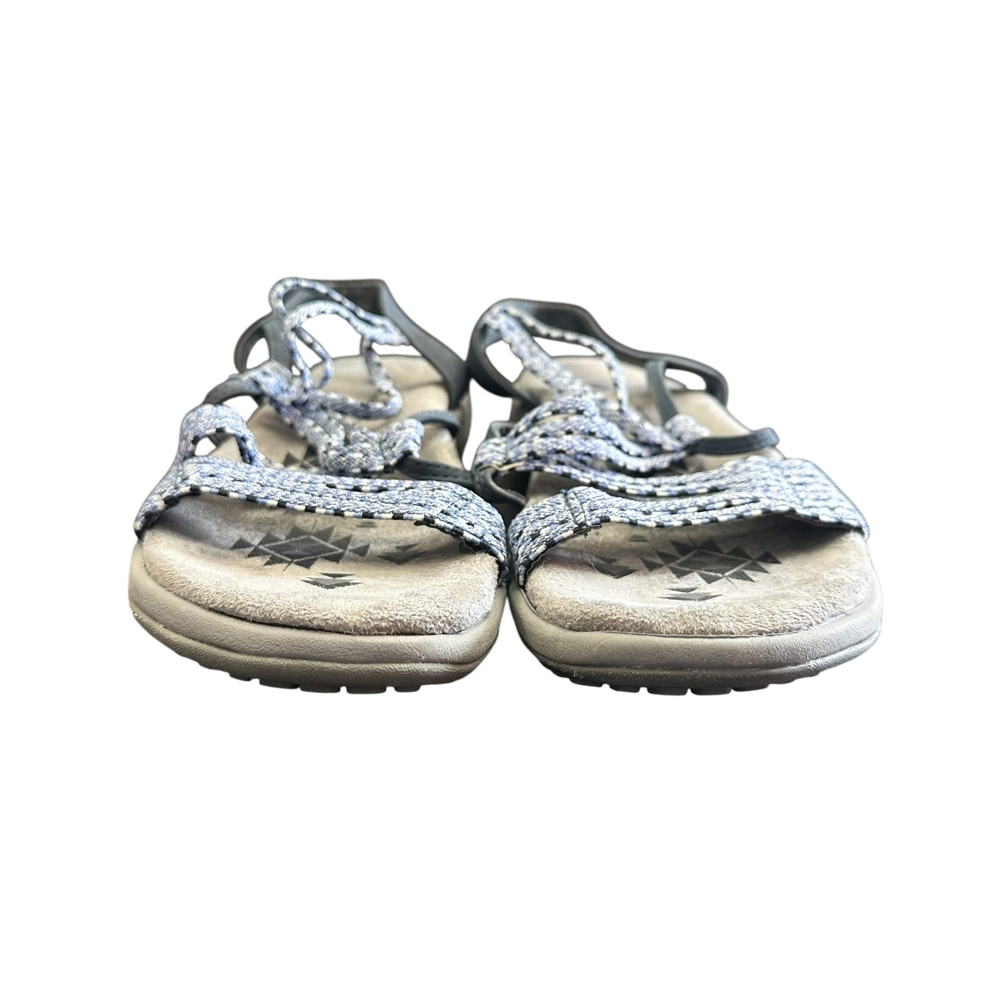 SKETCHERS NAVY COMFORT SANDALS 100 SZ 6