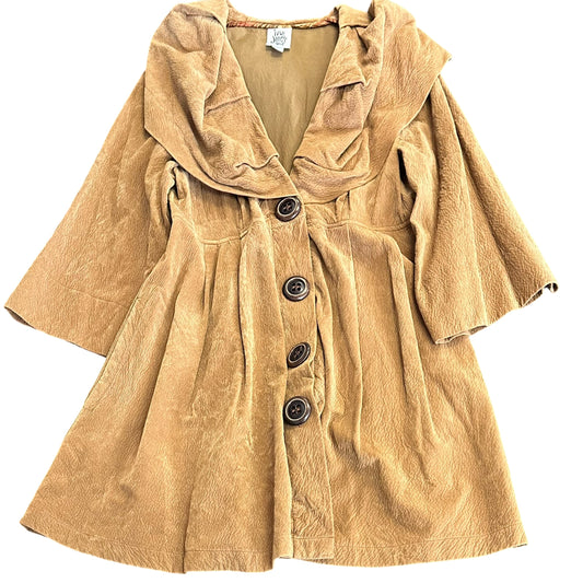 IVY JANE VINTAGE TAN COAT 112 MEDIUM