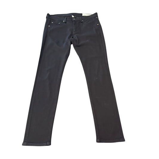 RAG & BONE JEAN BLACK CAPRI SKINNY 249 SZ 29