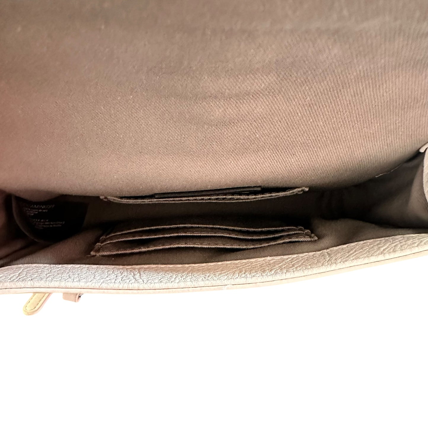 REBECCA MINKOFF WHITE LEATHER CROSSBODY 264 OS