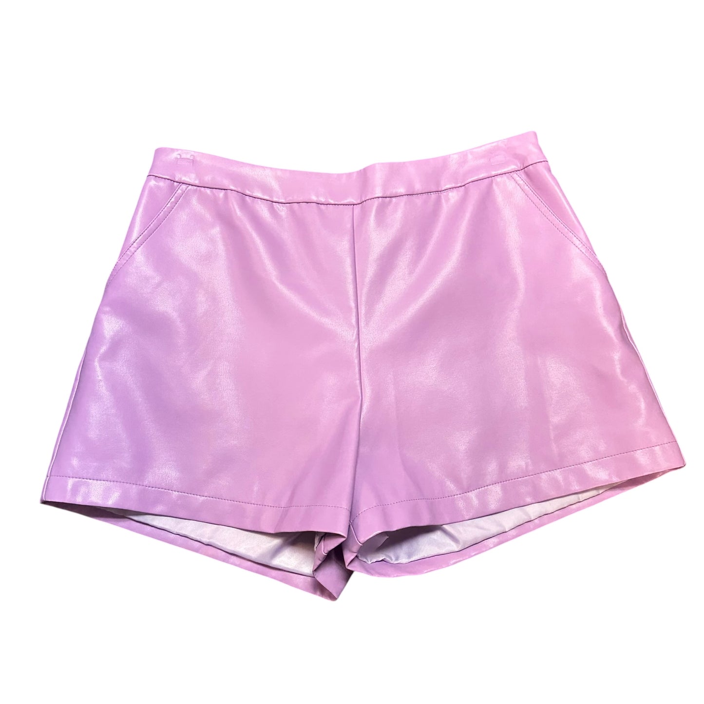 BUDDY LOVE FAUX LEATHER HIGH WAISTED SHORTS 288 LARGE