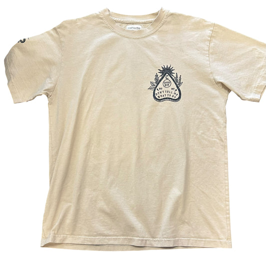 OCTOPIED MIND DON'T TELL ME WHAT TO DO GRAPHIC T-SHIRT TAN 285 MEDIUM