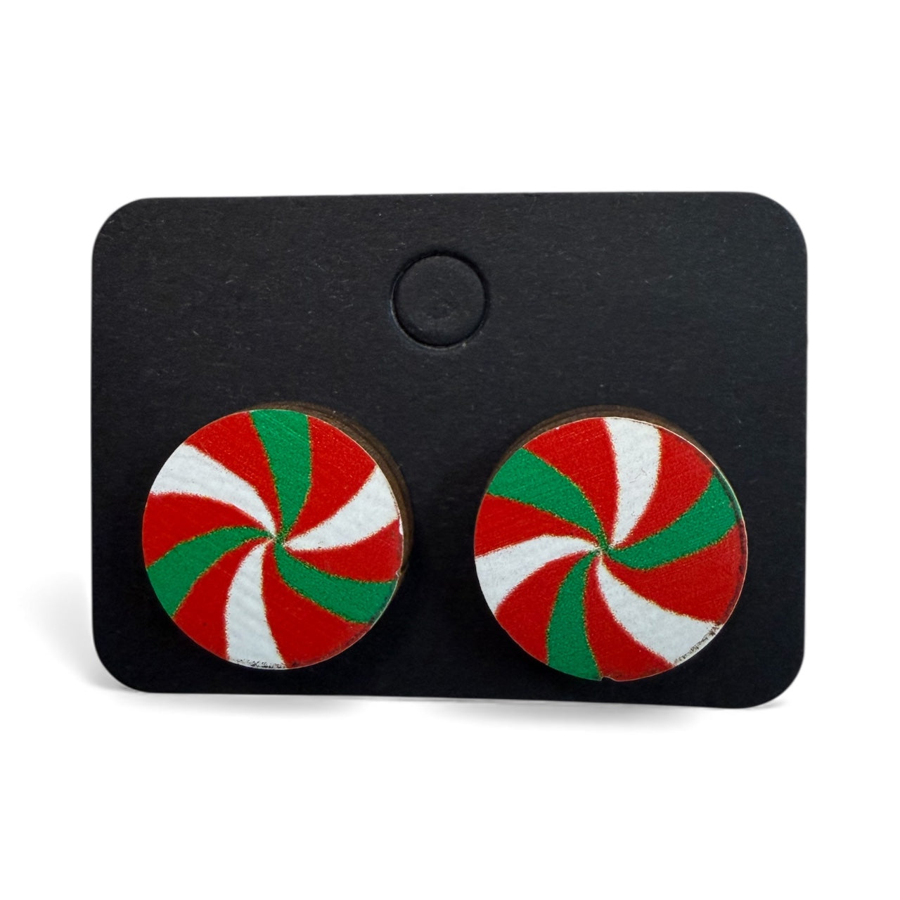 CHRISTMAS PEPPERMINT EARRINGS 100
