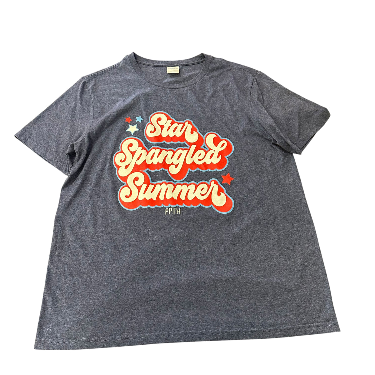 PPTX STAR SPANGLED SUMMER NAVY T-SHIRT 100 LARGE