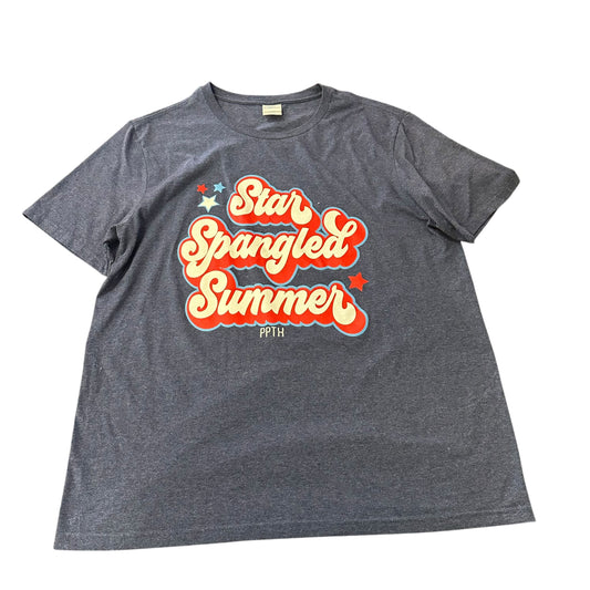 PPTX STAR SPANGLED SUMMER NAVY T-SHIRT 100 LARGE