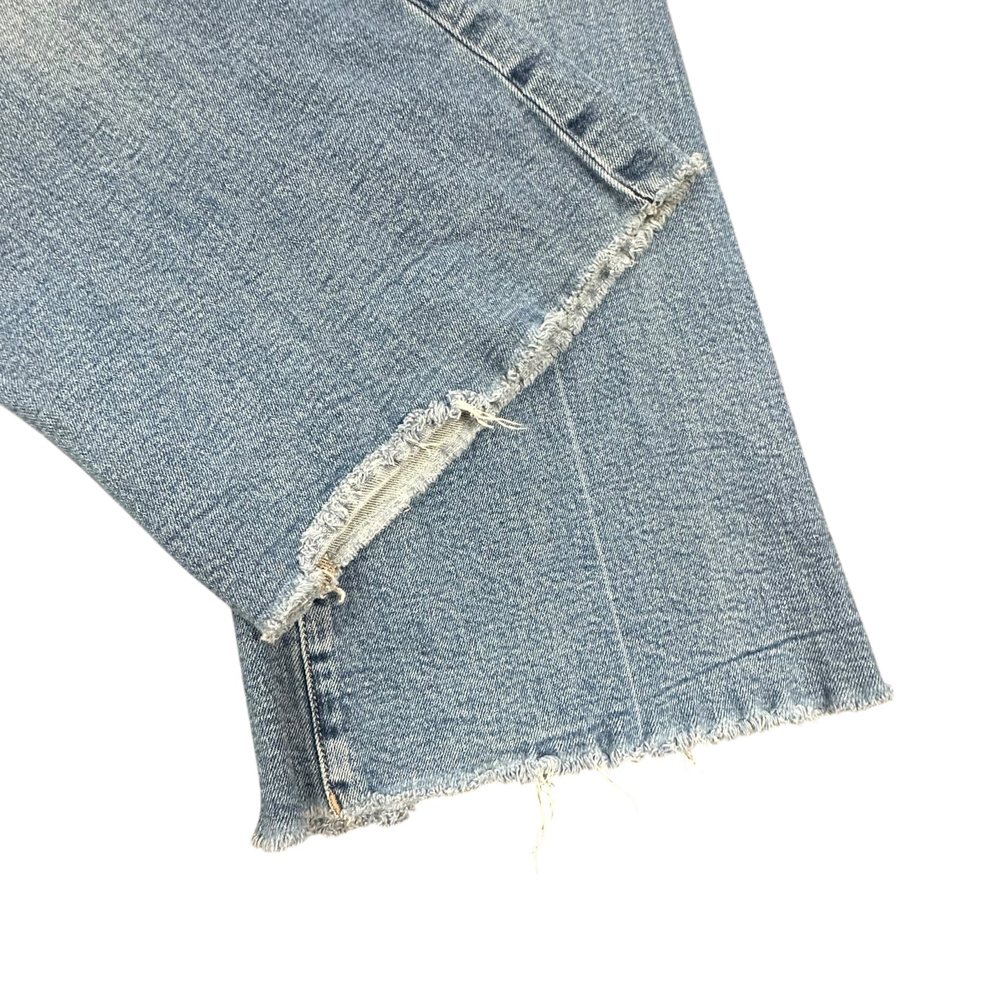 DEAR JOHN ROSIE FLARE DISTRESSED BLUE DENIM JEANS 206 SZ 31