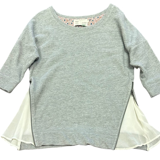 SATURDAY SUNDAY GRAY SWEATER 213 SMALL