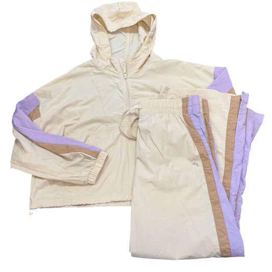 JOYLAB 2 PC WINDBREAKER SET BEIGE 100 LARGE