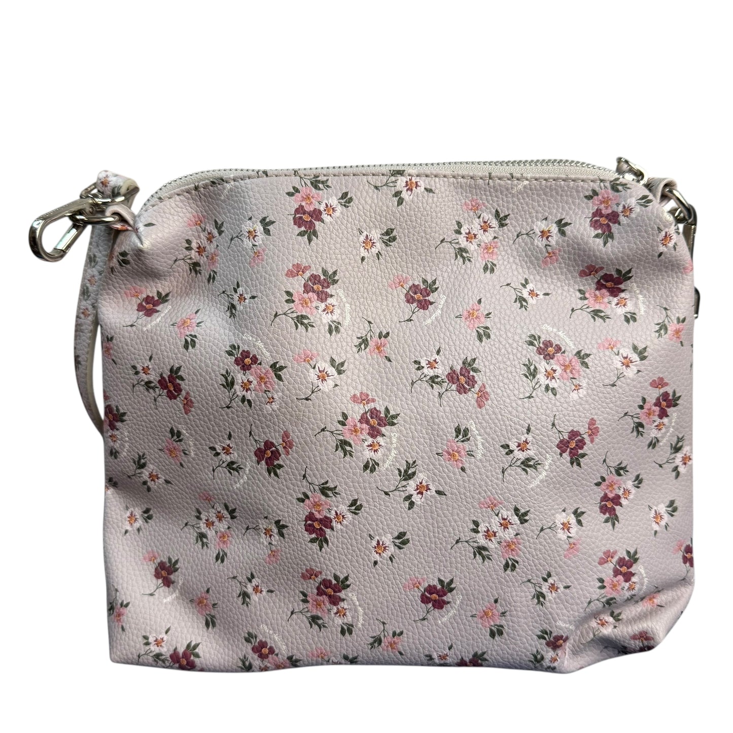 STEVE MADDEN LIGHT PINK FLORAL CROSSBODY PURSE BAG 100