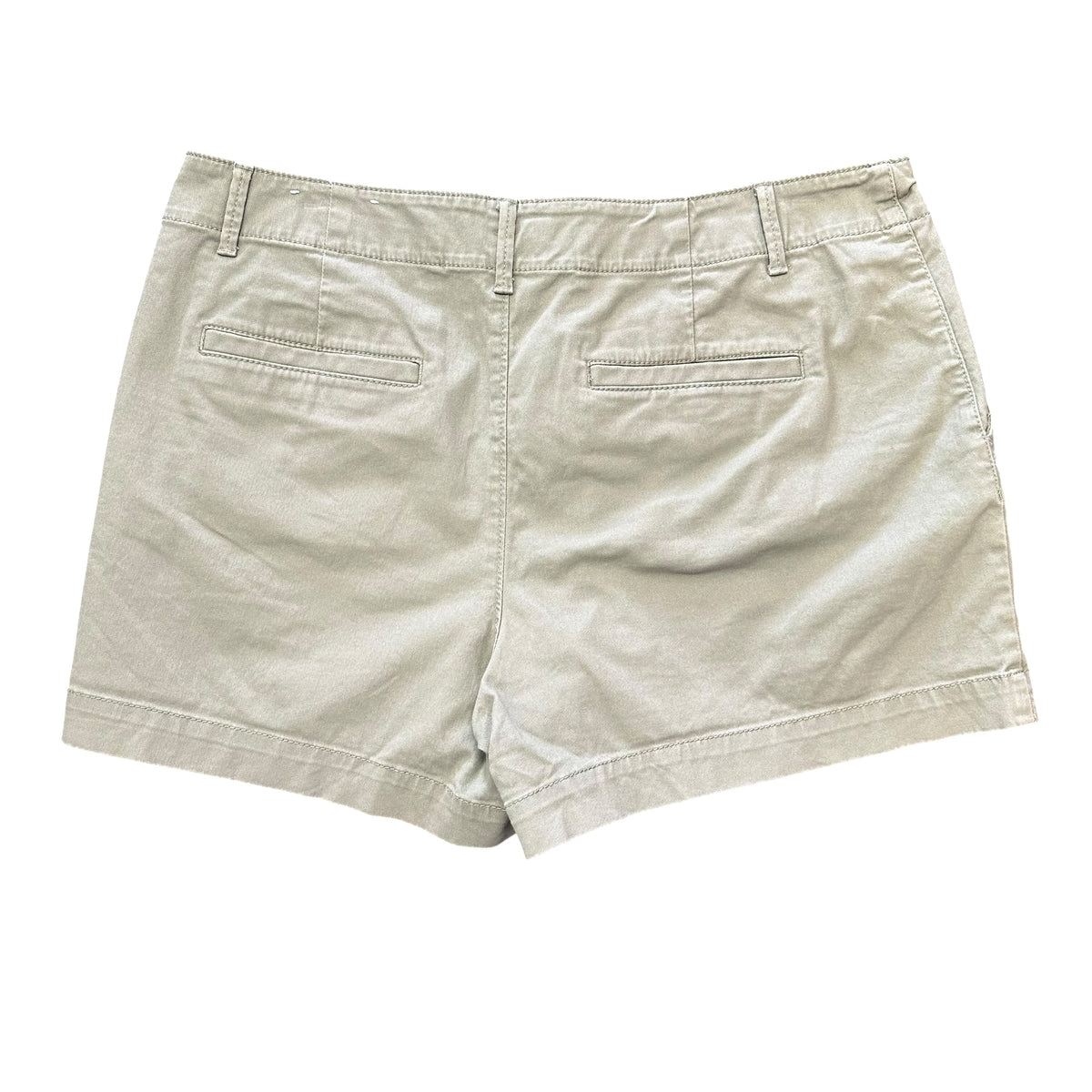 LOFT GREEN FLAT FRONT SHORTS 4" MONROE 26 SZ 12