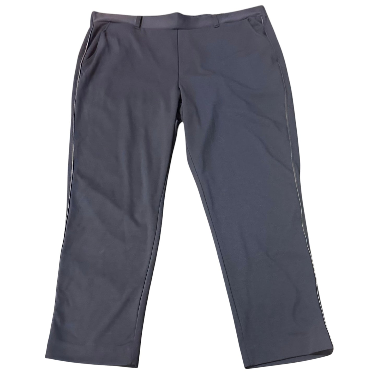 BANANA REPUBLIC NAVY PULL ON TROUSERS 26 SZ 14