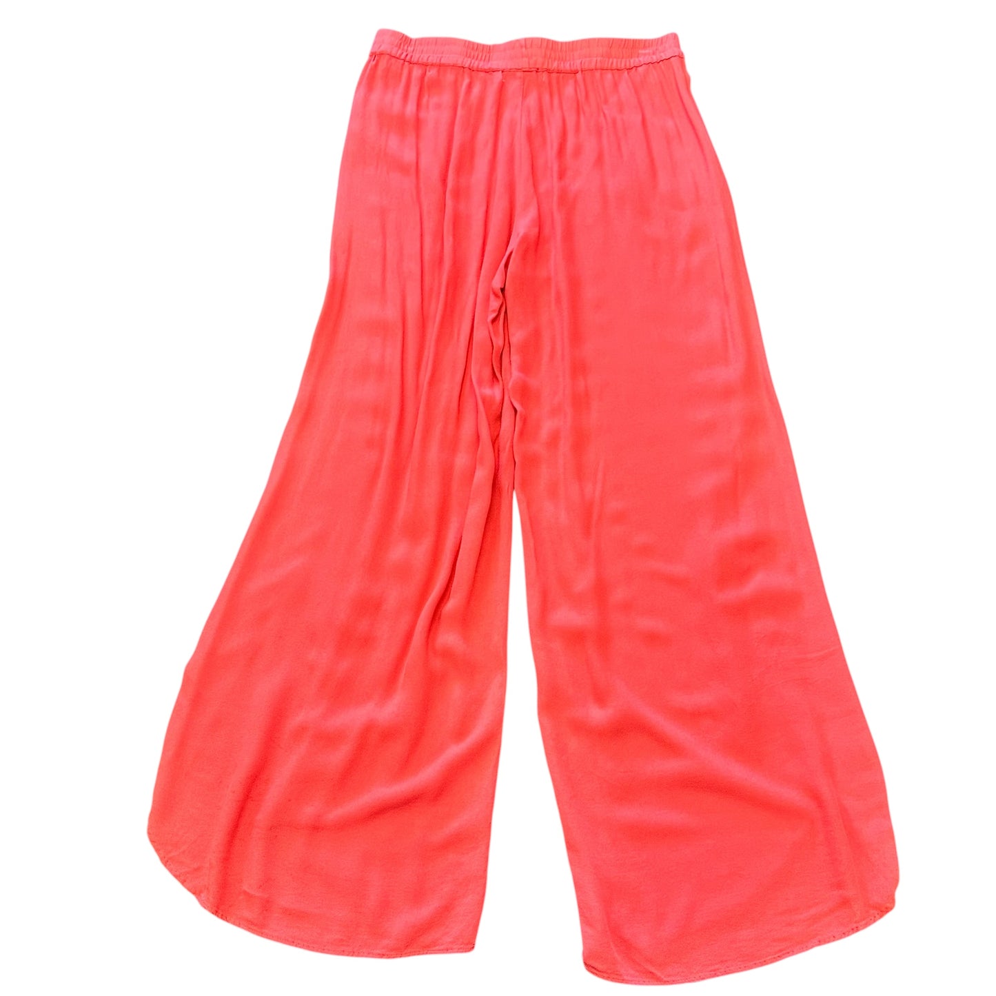 YOUNG FABULOUS & BROKE CORAL WIDE LEG PANTS 100 SMALL