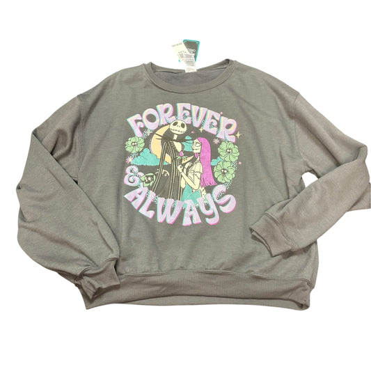 NIGHTMARE BE FOR CHRISTMAS GRAY SWEATSHIRT NWT 100 XL