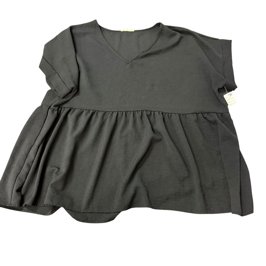 ENTRO BLACK BABYDOLL BLOUSE 57 2X