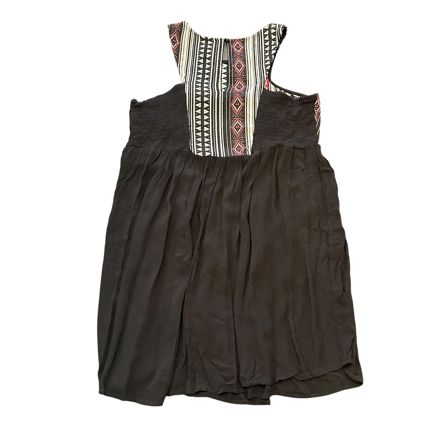 ANGIE BLACK BOHO EMBROIDERED DRESS 239 MEDIUM
