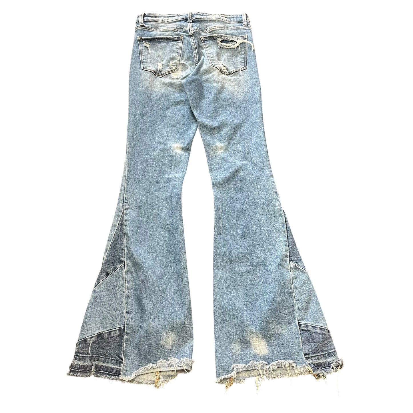 VERVET BLUE JEAN FLARE JEANS 100 SZ 27