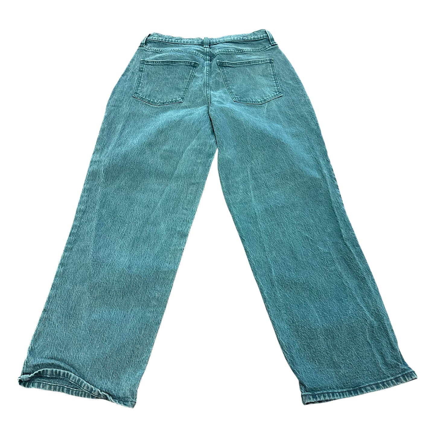 UNIVERSAL THREADS GREEN VINTAGE STRAIGHT JEANS Sz 0/25