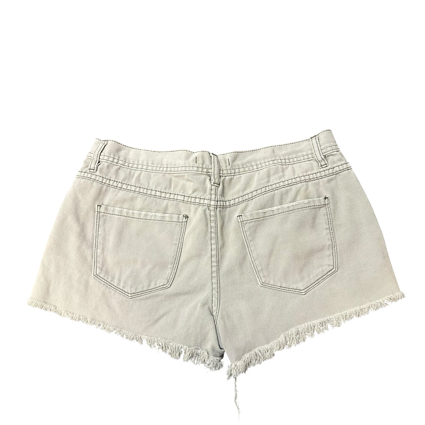 FREE PEOPLE GRAY DENIM CUT OFF SHORTS 233 SZ 29