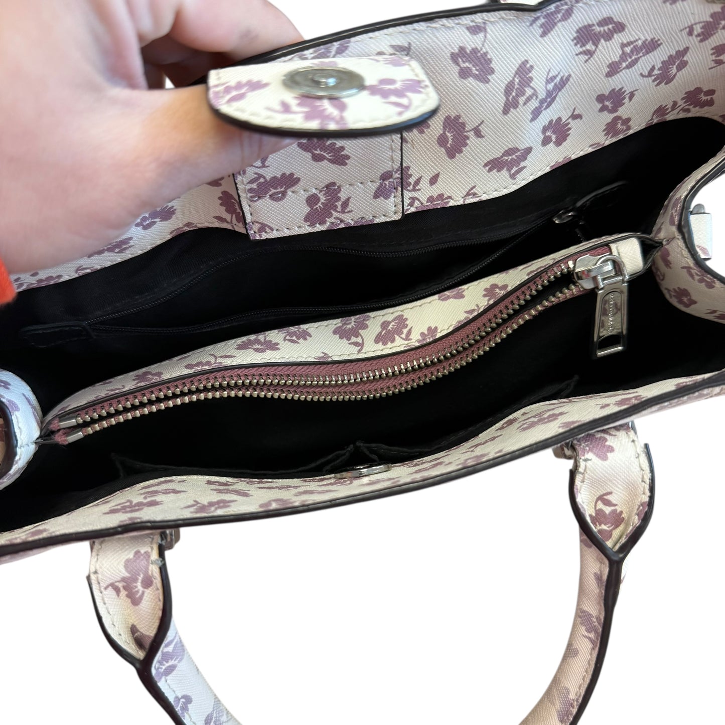 REBECCA MINKOFF AMOROUS SATCHEL SAFFIANO LEATHER 100