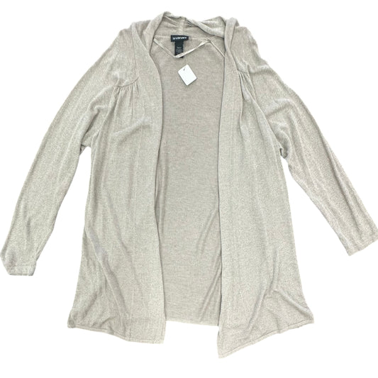 LANE BRYANT GOLD SHIMMER OPEN CARDIGAN 227 SZ 22/24